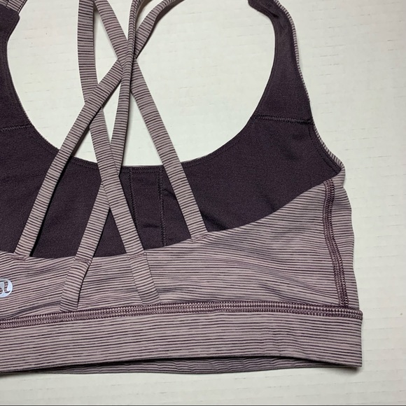 Lululemon size 2 striped energy bra - Picture 9 of 14